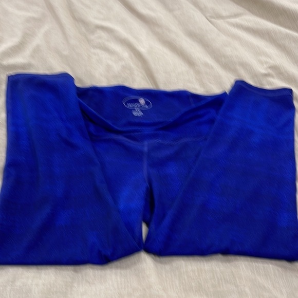 Tangerine Blue athletic pants/leggings (Capri) Size S/C. Excellent Condition. - Picture 3 of 5